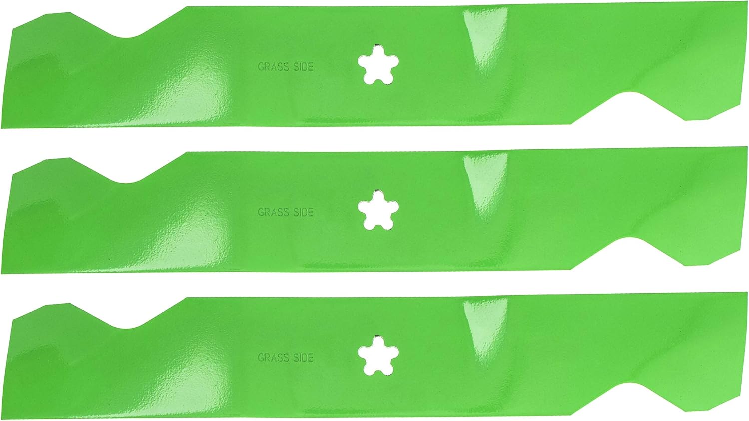 8TEN LawnRazor – Juego de cuchillas de cortacésped para Craftsman AYP 54 pulgadas cubierta 187254 187256 Husqvarna 532187254 532187256 (elevación