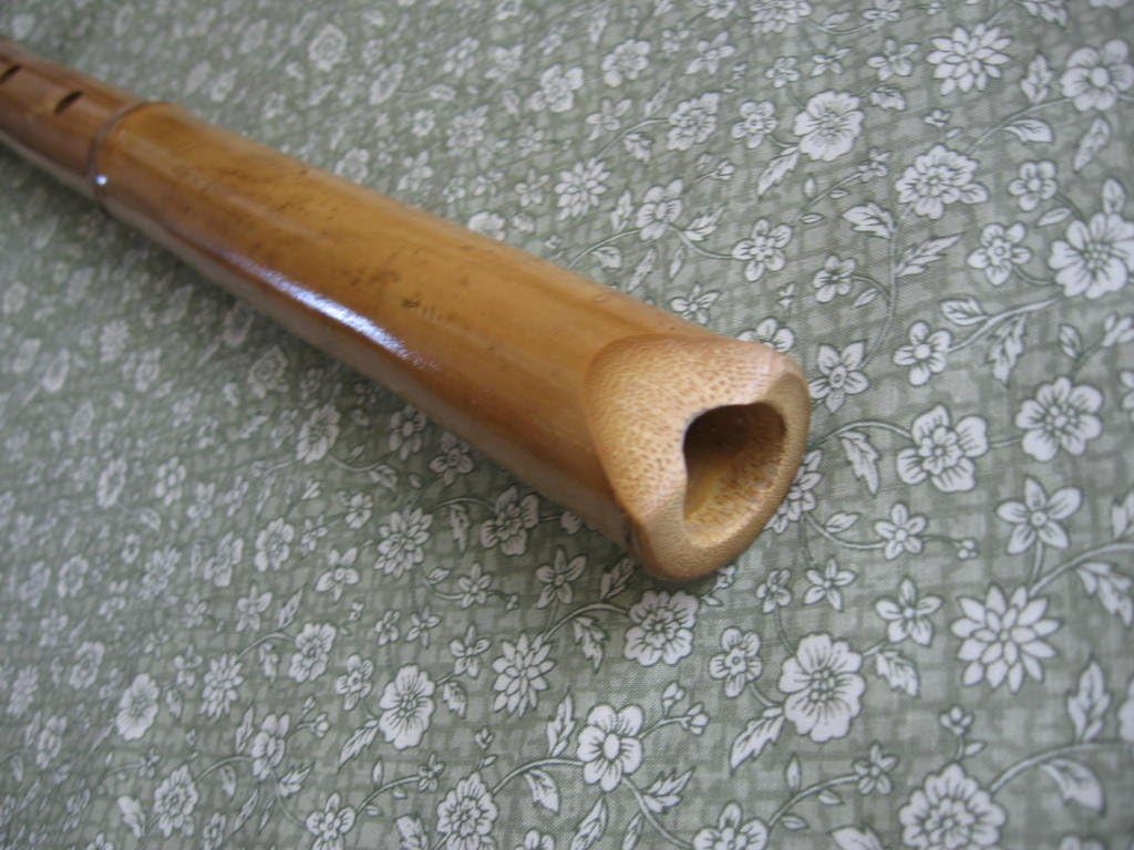 1.8 Pentatonic Shakuhachi sin Root End 5 Agujeros – Instrumento Zen Tradicional Notas reproducidas DFGAC