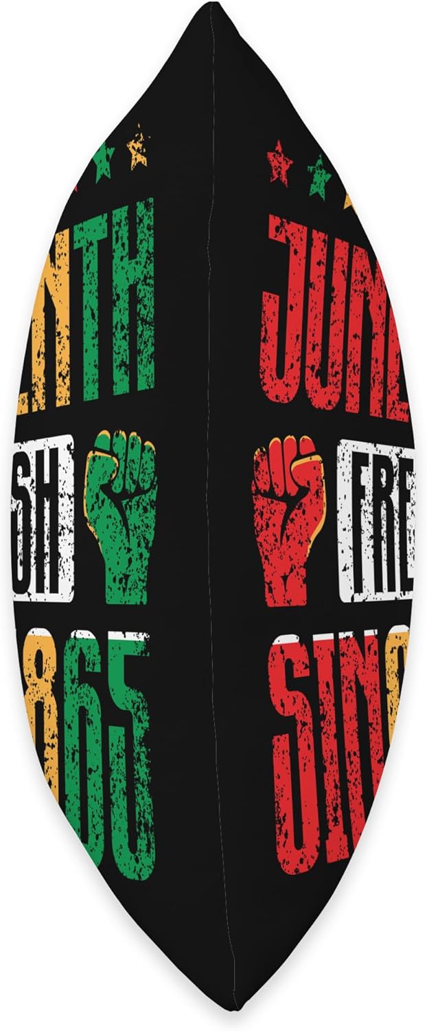 Celebrate Pride African American Freedom America Juneteenth Free-Ish Since 1865 Black American Africa Us USA Throw Pillow, 18×18, Multicolor