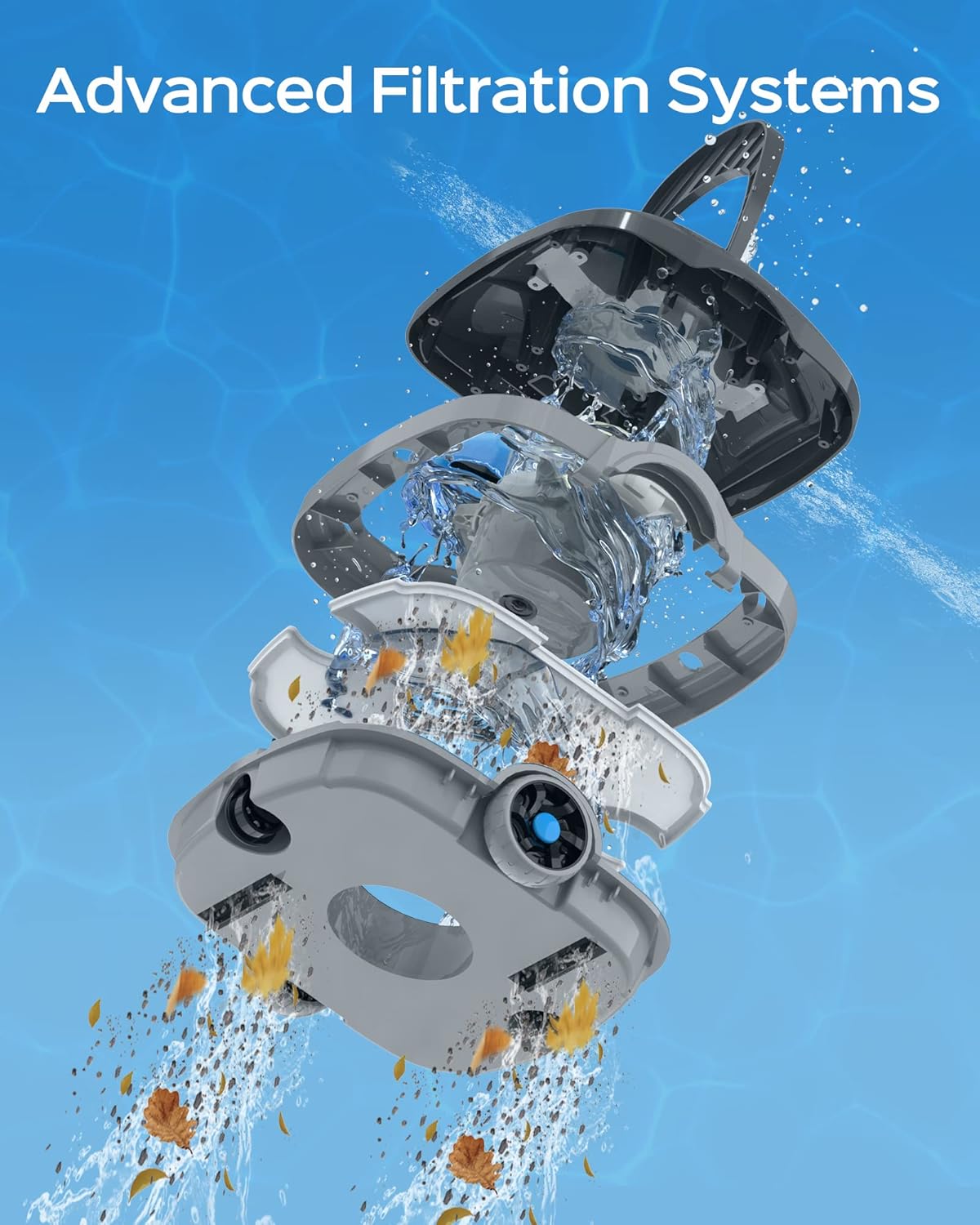 WYBOT Osprey 200Max – Aspiradora inalámbrica para piscina con batería actualizada de hasta 100 minutos de funcionamiento, limpiador robótico de