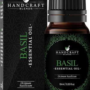 Handcraft Blends – Aceite esencial de albahaca 100% puro y natural, aceite esencial de grado terapéutico de alta calidad para difusor y Handcraft Blends – Aceite esencial de albahaca 100% puro y natural, aceite esencial de grado terapéutico de alta calidad para difusor y