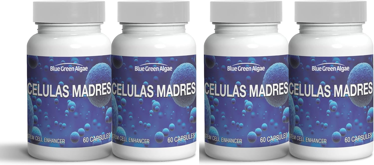 Celulas Madres – Suplemento de células madre para antienvejecimiento y longevidad, sin OMG, sin gluten, cápsulas vegetarianas, 60 unidades (4)