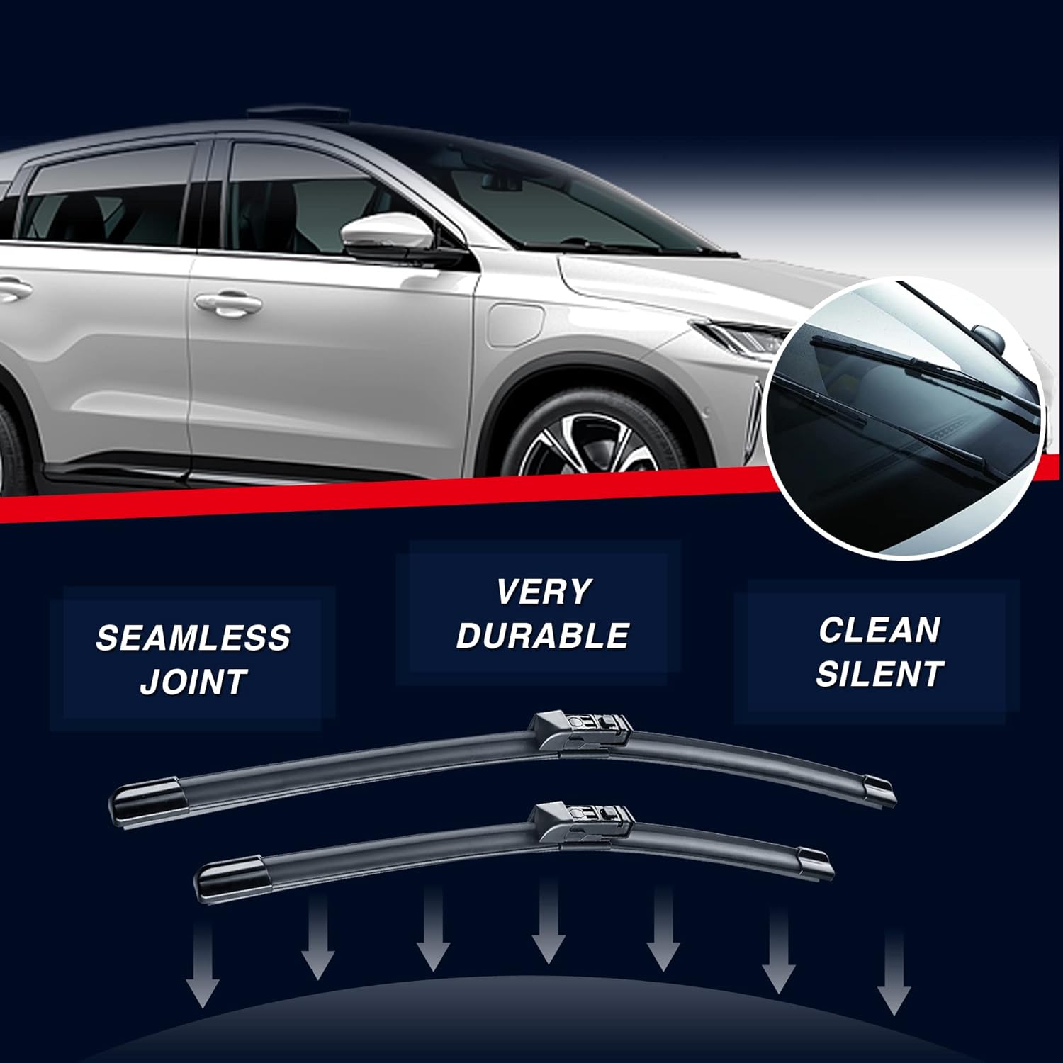 IceXsonw – Escobillas de repuesto para limpiaparabrisas Mercedes-Benz GLA250 2021 2020 2019 2018 2017 2016 GLA45 AMG 2016 2017 2018 2019 OEM calidad