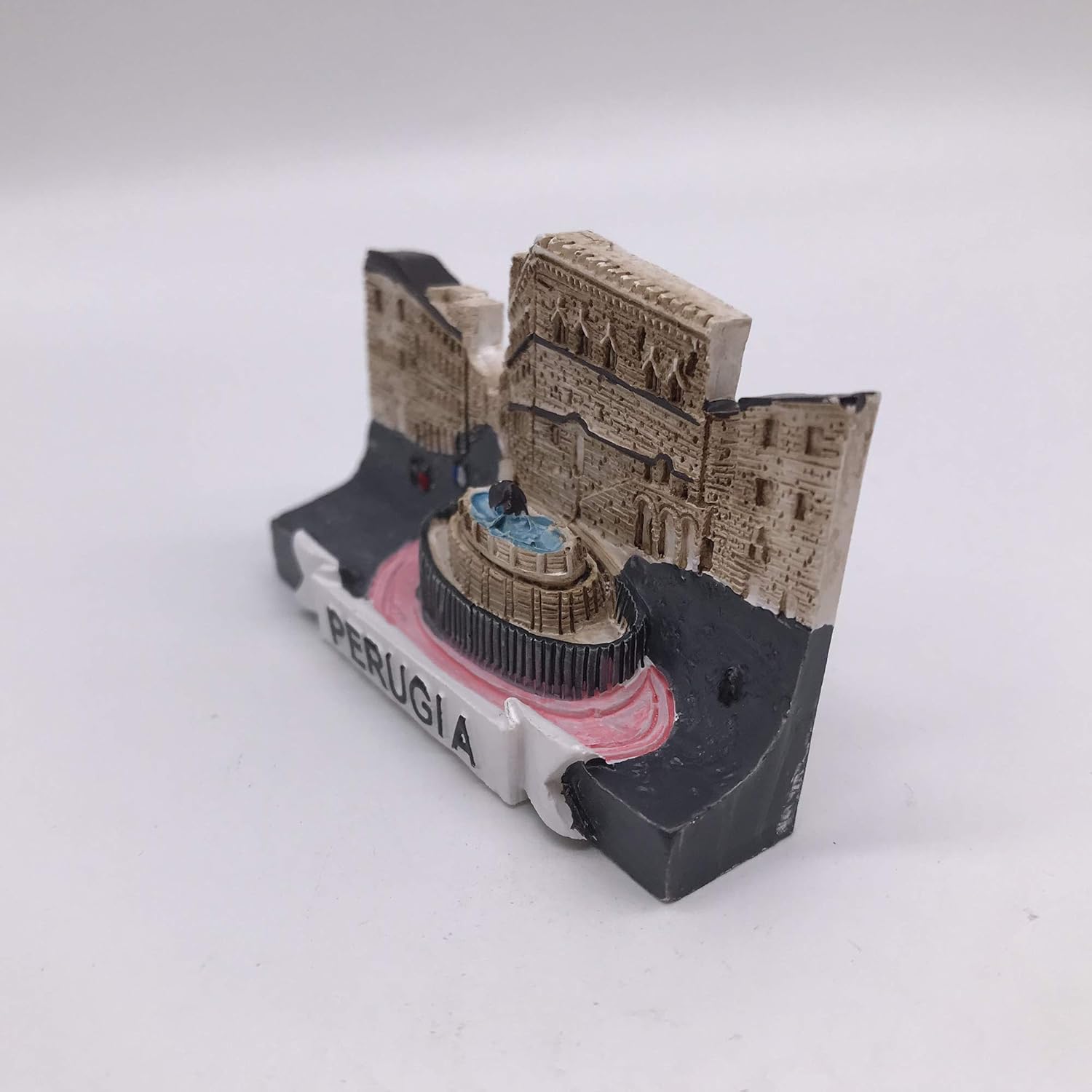 Perugia Italia 3D imán de refrigerador recuerdos turísticos resina pegatinas magnéticas imán de nevera decoración del hogar y cocina de China