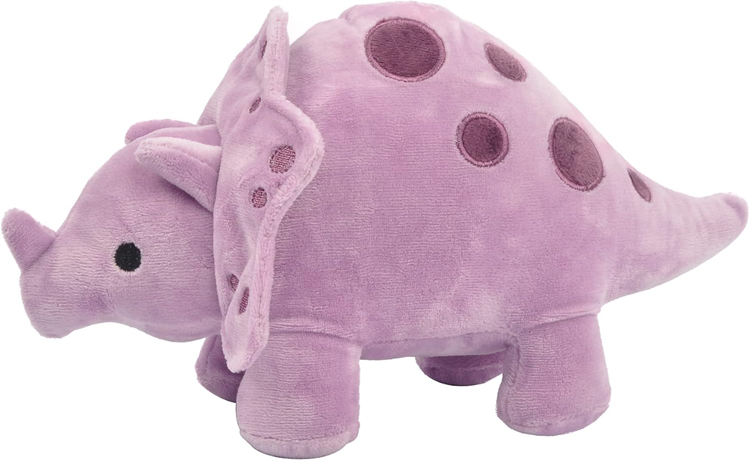 Linzy 11.5″ Cory Baby Dino con sonajero, morado