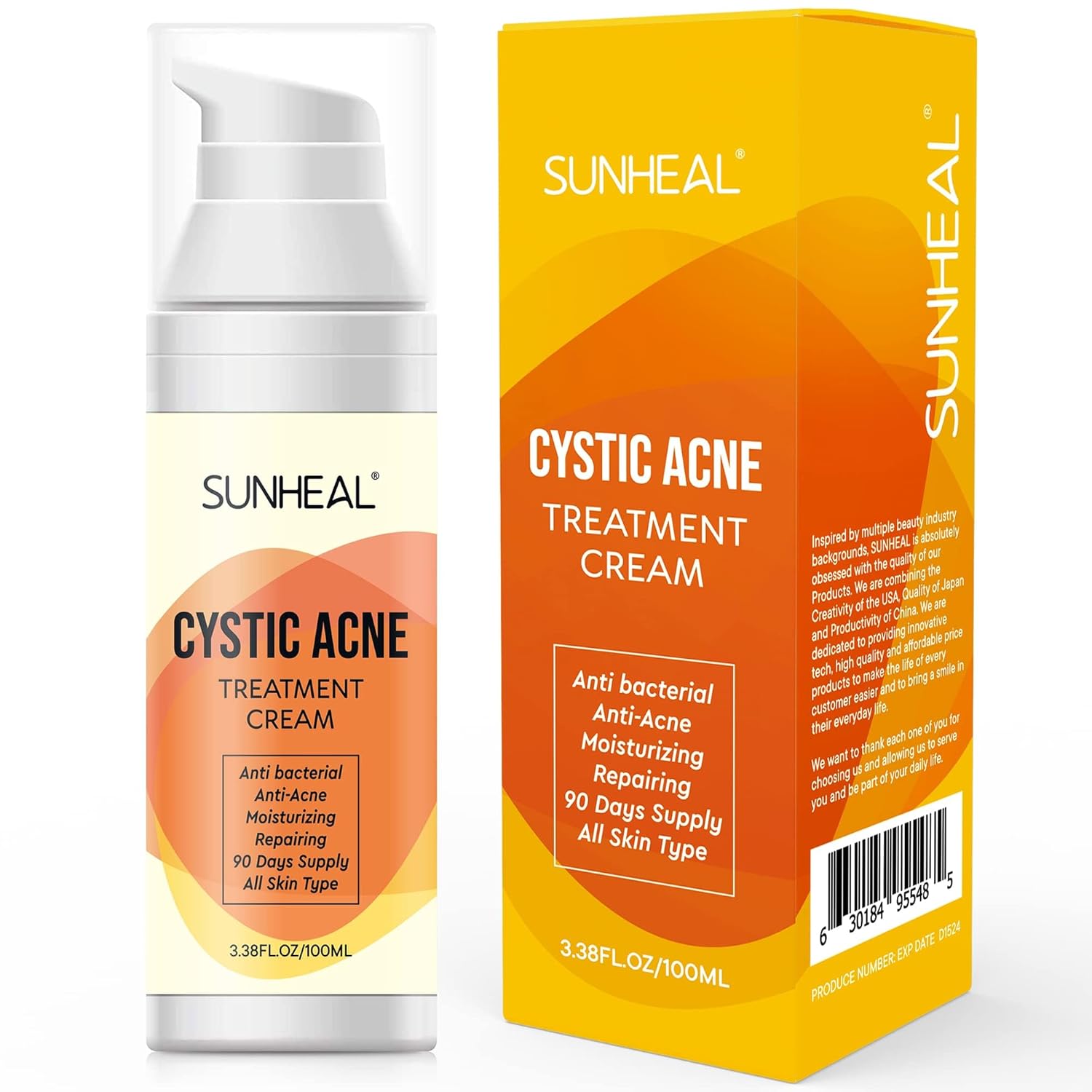 Tratamiento de acné quístico – Crema para el acné para adolescentes y adultos, tratamiento del acné con ingredientes especiales contra el acné