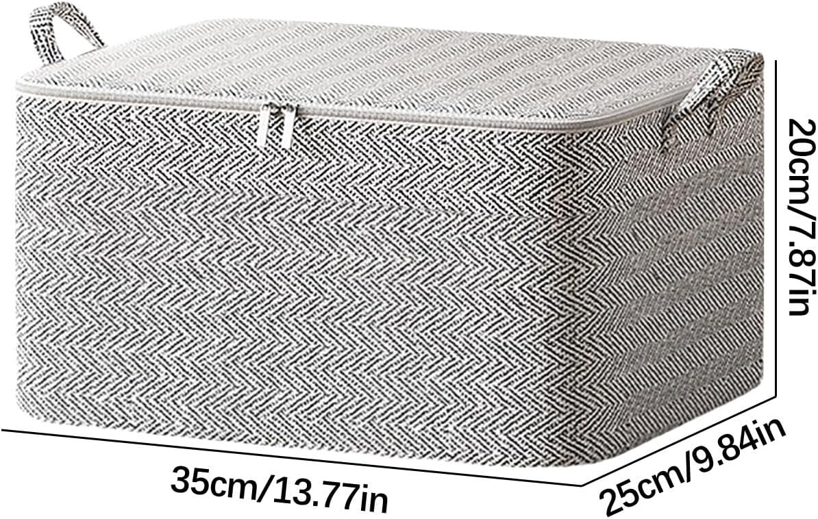 Serie de bolsas de almacenamiento de ropa para el hogar con cremallera bidireccional – Caja de almacenamiento de clasificación de armario de
