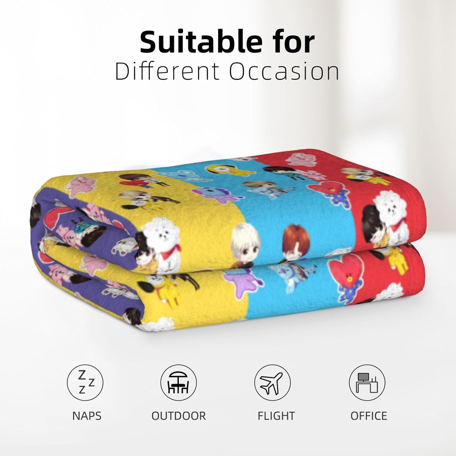 Manta suave y acogedora de franela cálida, regalos únicos, manta decorativa para habitación