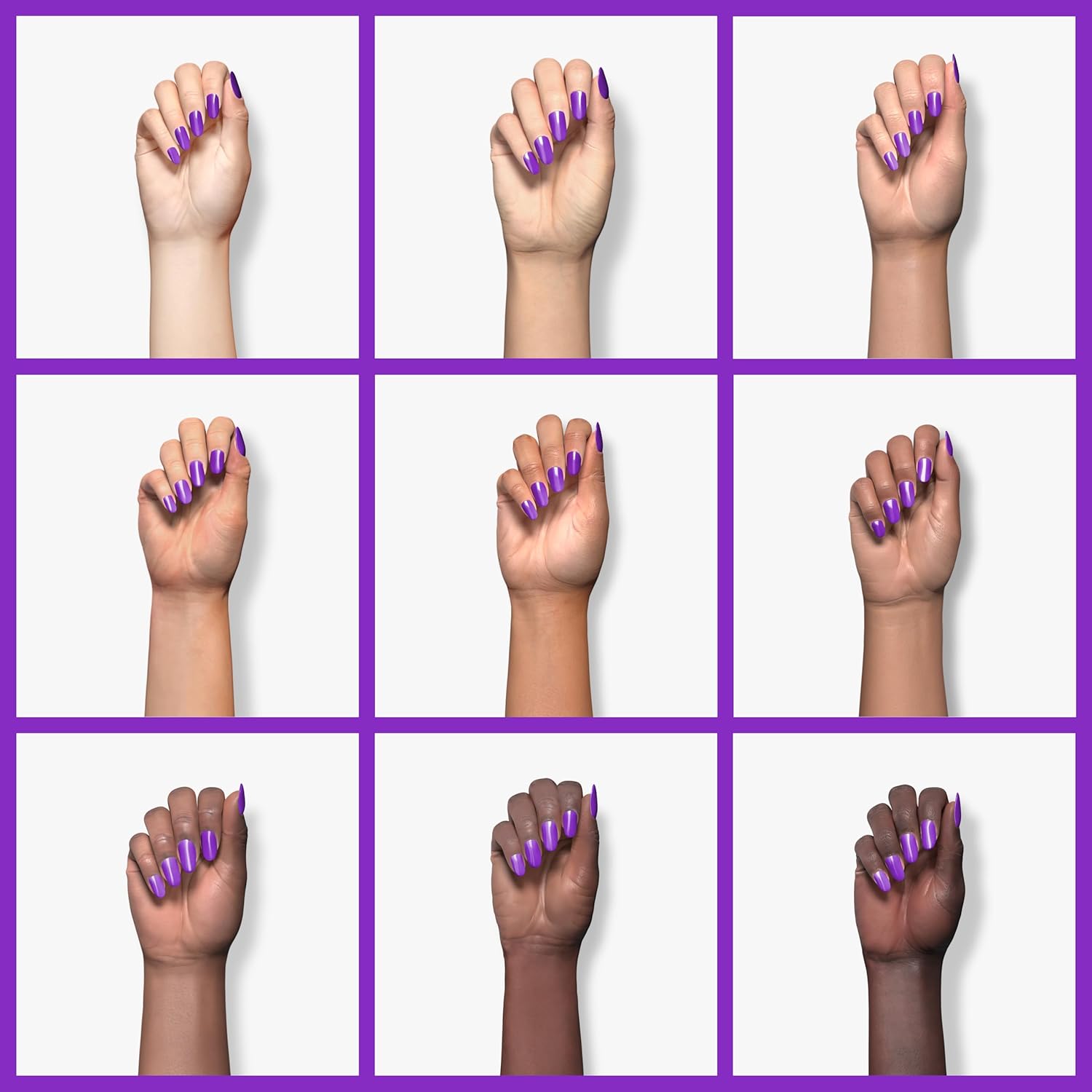 Imtiti Esmalte de uñas en gel, esmalte de uñas de gel morado lavanda UV LED, esmalte de uñas de gel para salón de manicura y arte de uñas en casa,