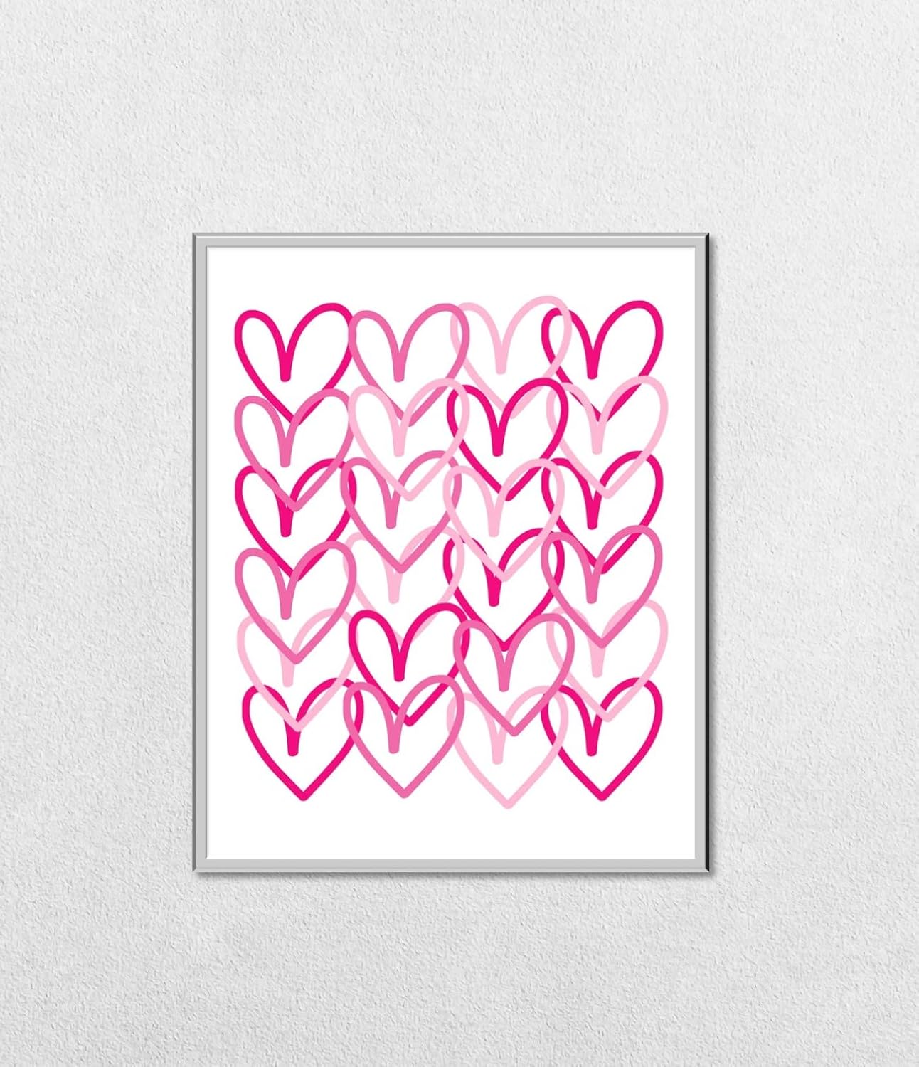 MINI ZOZI Decoración de habitación Preppy – Pósteres rosados de 8 x 10 pulgadas, sin marco, estéticos de moda para niñas, dormitorios, decoración de