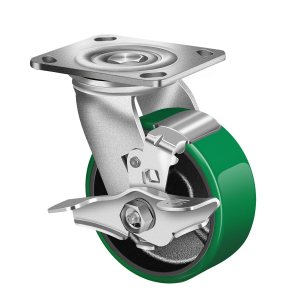 Ruedas giratorias de 5 x 2 pulgadas, ruedas resistentes, rueda de poliuretano, capacidad de hasta 1000 libras. Uso para camión de plataforma, Ruedas giratorias de 5 x 2 pulgadas, ruedas resistentes, rueda de poliuretano, capacidad de hasta 1000 libras. Uso para camión de plataforma,