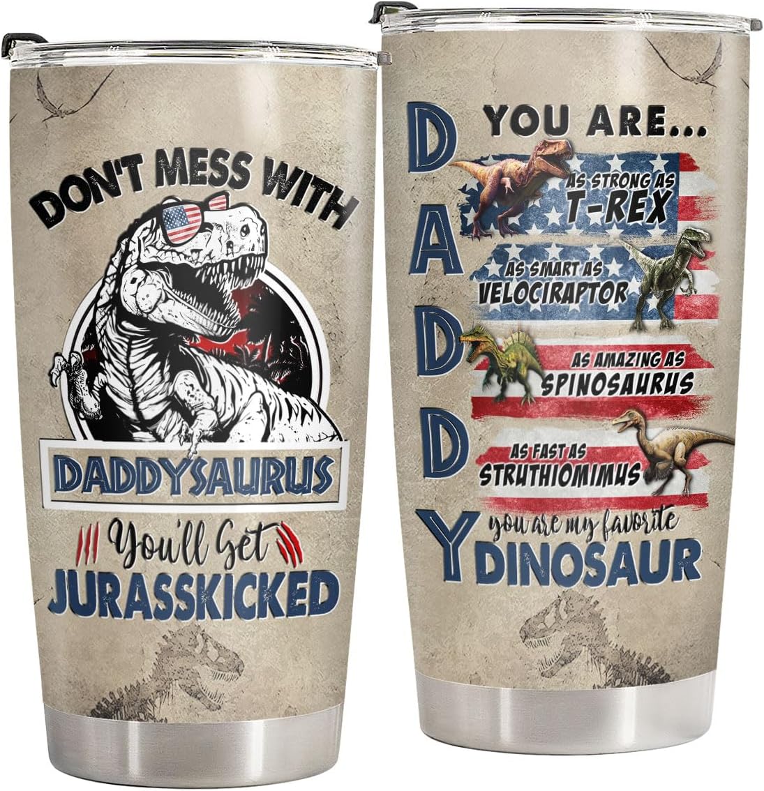 34HD Regalos para papá, vaso con tapa de acero inoxidable, taza de café de viaje para papá, taza para beber para papá, regalos del día del padre..