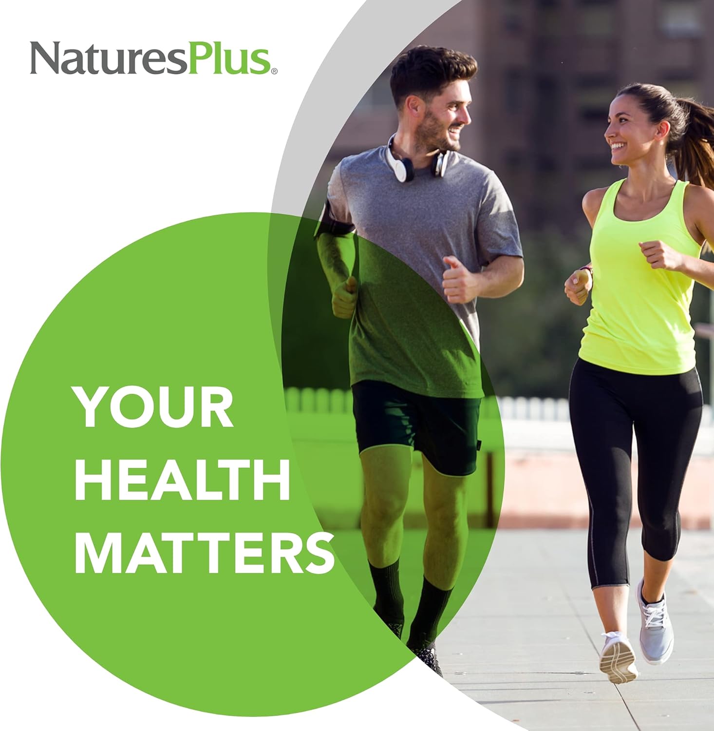 NaturesPlus PABA, liberación sostenida (ácido para-aminobenzoico) – 1000 mg, 60 tabletas vegetarianas – Suplemento de apoyo para la salud de la