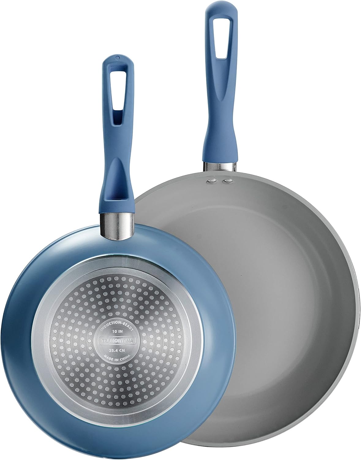 Tramontina Sartén para saltear 2pk 10″ & 12″ (azul), 80110039DS