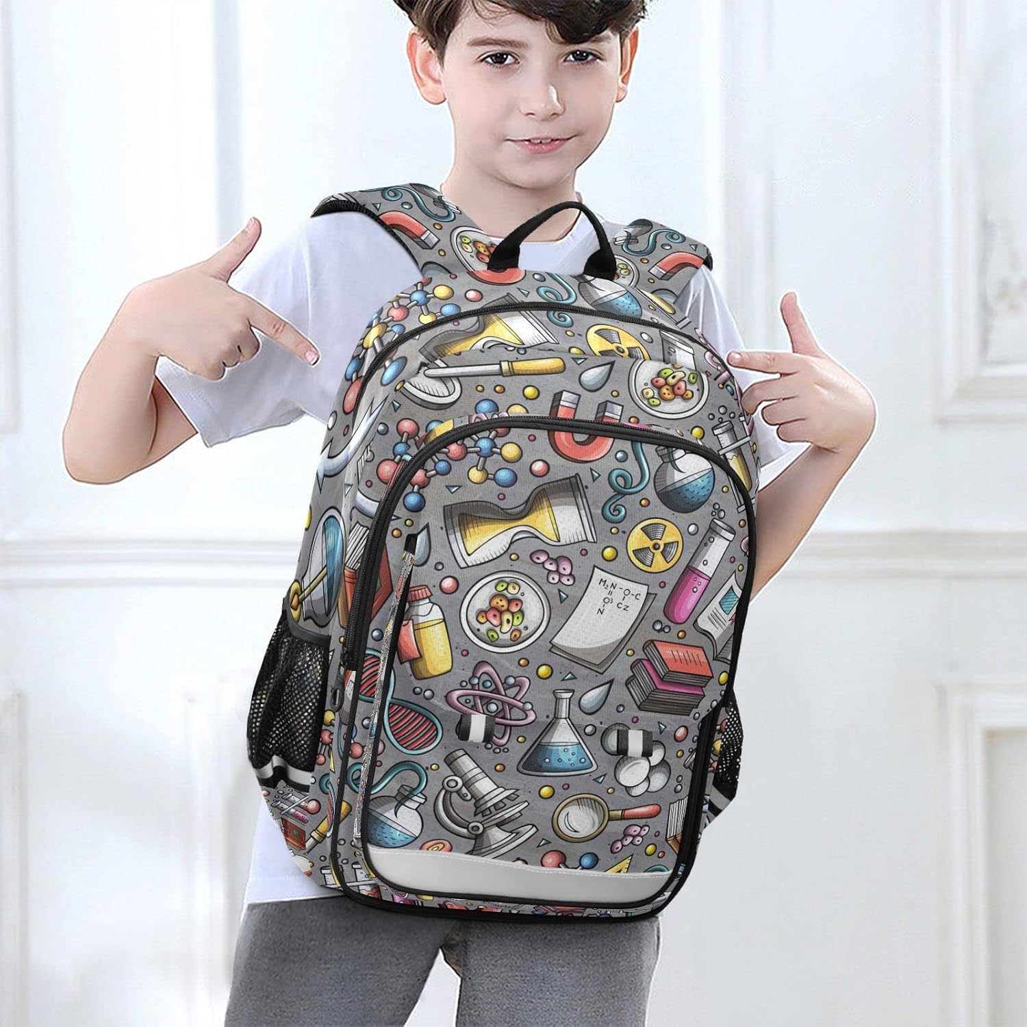 Glaphy Mochila con rayas reflectantes, Ciencia Educativa, Mochilas Daypack