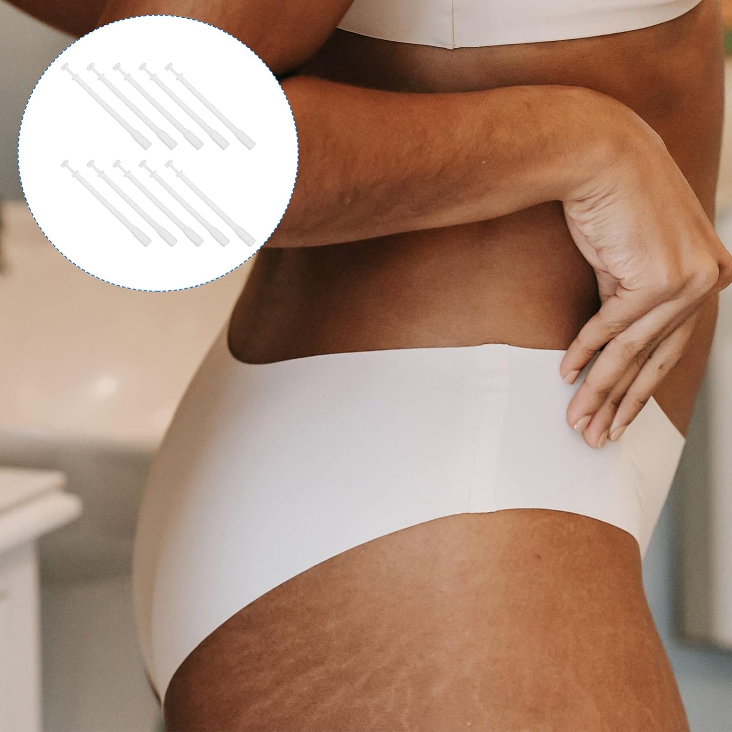 Healifty Aplicador de gel vaginal, 10 aplicadores de crema vaginal desechables, aplicadores de inyectores roscados higiénicos, lubricante