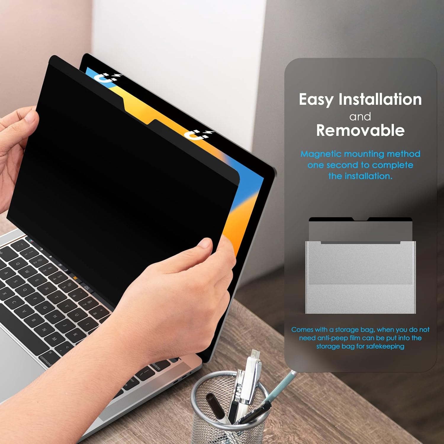 Yamaya Pantalla magnética de privacidad para laptop MacBook Pro de 14 pulgadas 2021  2023 (M1 ProM1 MaxM2 Pro  M2 Max A2779A2442), pantalla de