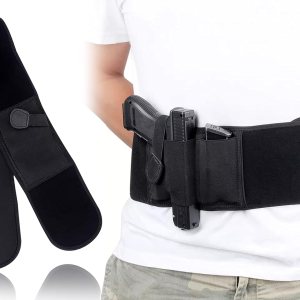 Funda de banda para el vientre para transporte oculto, para hombres y mujeres, funda elástica transpirable para la mayoría de pistolas y revólveres, Funda de banda para el vientre para transporte oculto, para hombres y mujeres, funda elástica transpirable para la mayoría de pistolas y revólveres,
