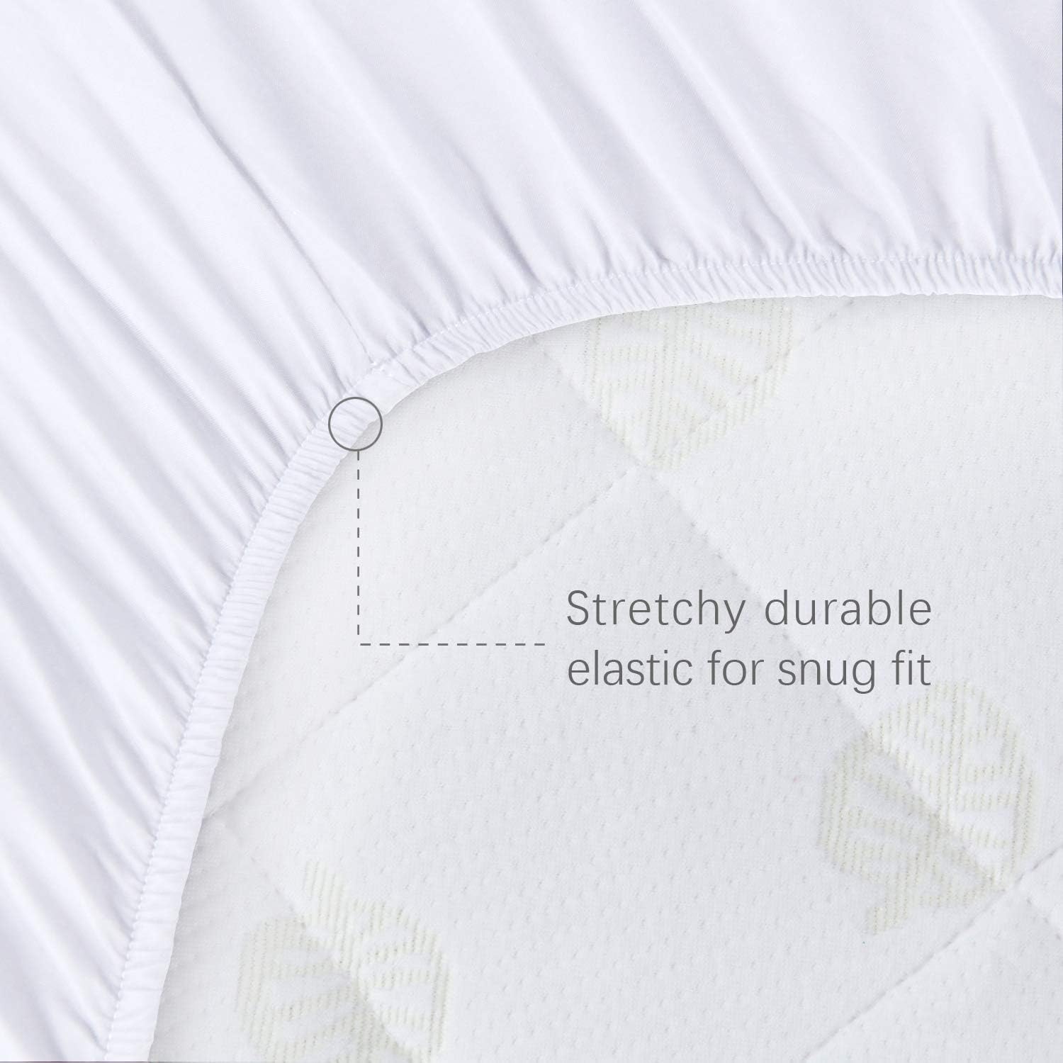 Funda de colchón impermeable compatible con Graco My View 4 en 1, paquete de 2, superficie de bambú ultra suave, transpirable y de fácil cuidado