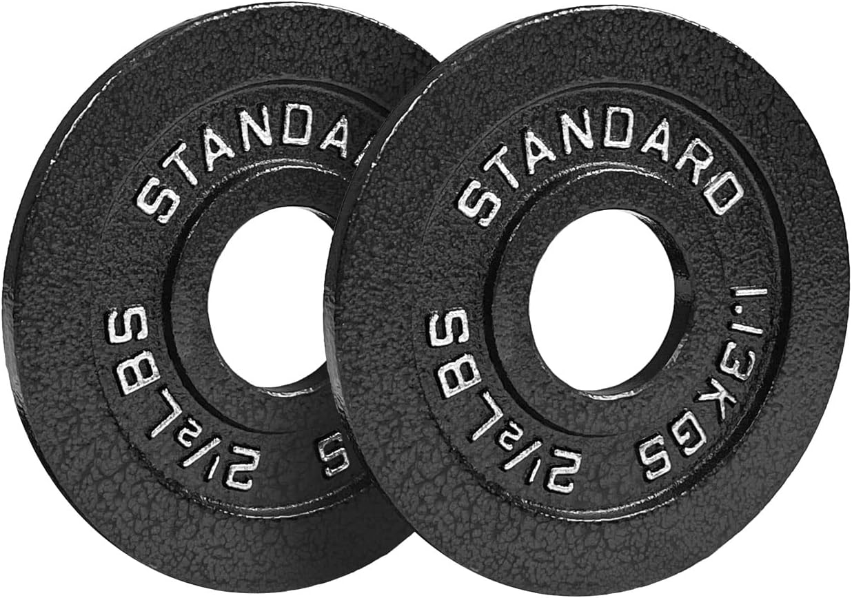 Juego de platos olímpicos de acero de 245 libras, estándar olímpico con revestimiento de alta calidad, 2.5 libras, 5 libras, 10 libras, 25 libras,