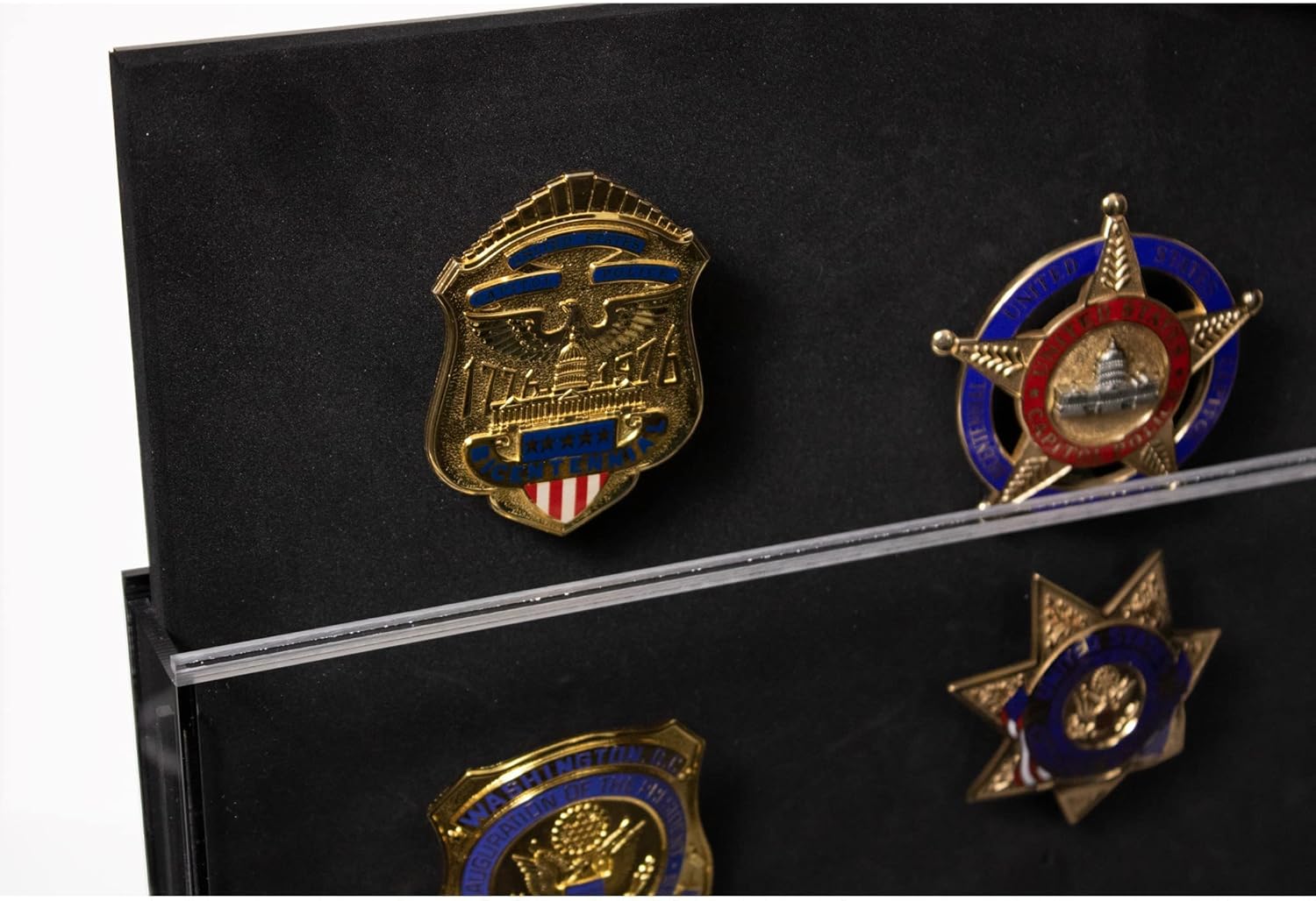 Vitrina de acrílico de insignias – Caja de exhibición de insignias Disney, Hard Rock, insignias, pines coleccionables y medallas (SP08A080-A)