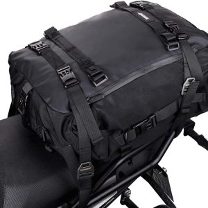 Rhinowalk Bolsa trasera para motocicleta, bolsa de alforja de motor, estante trasero, tronco, accesorios de motor profesionales, impermeable, bolsa Rhinowalk Bolsa trasera para motocicleta, bolsa de alforja de motor, estante trasero, tronco, accesorios de motor profesionales, impermeable, bolsa