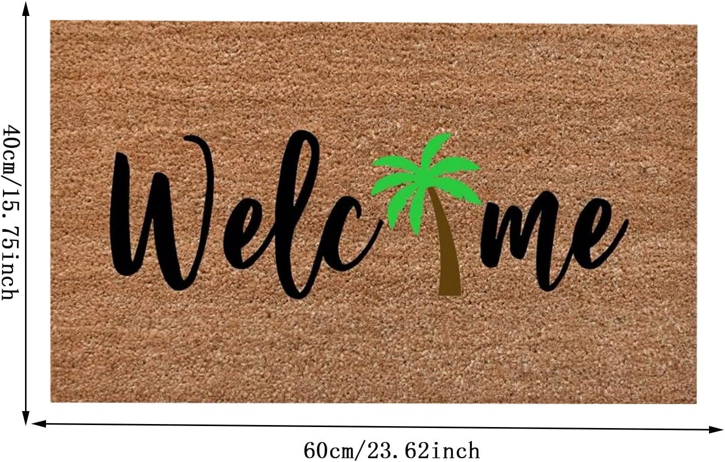Tapete para puerta delantera, tapete de entrada con texto en inglés Hope You Like Plants, tapete para interiores y exteriores, decoración del hogar,