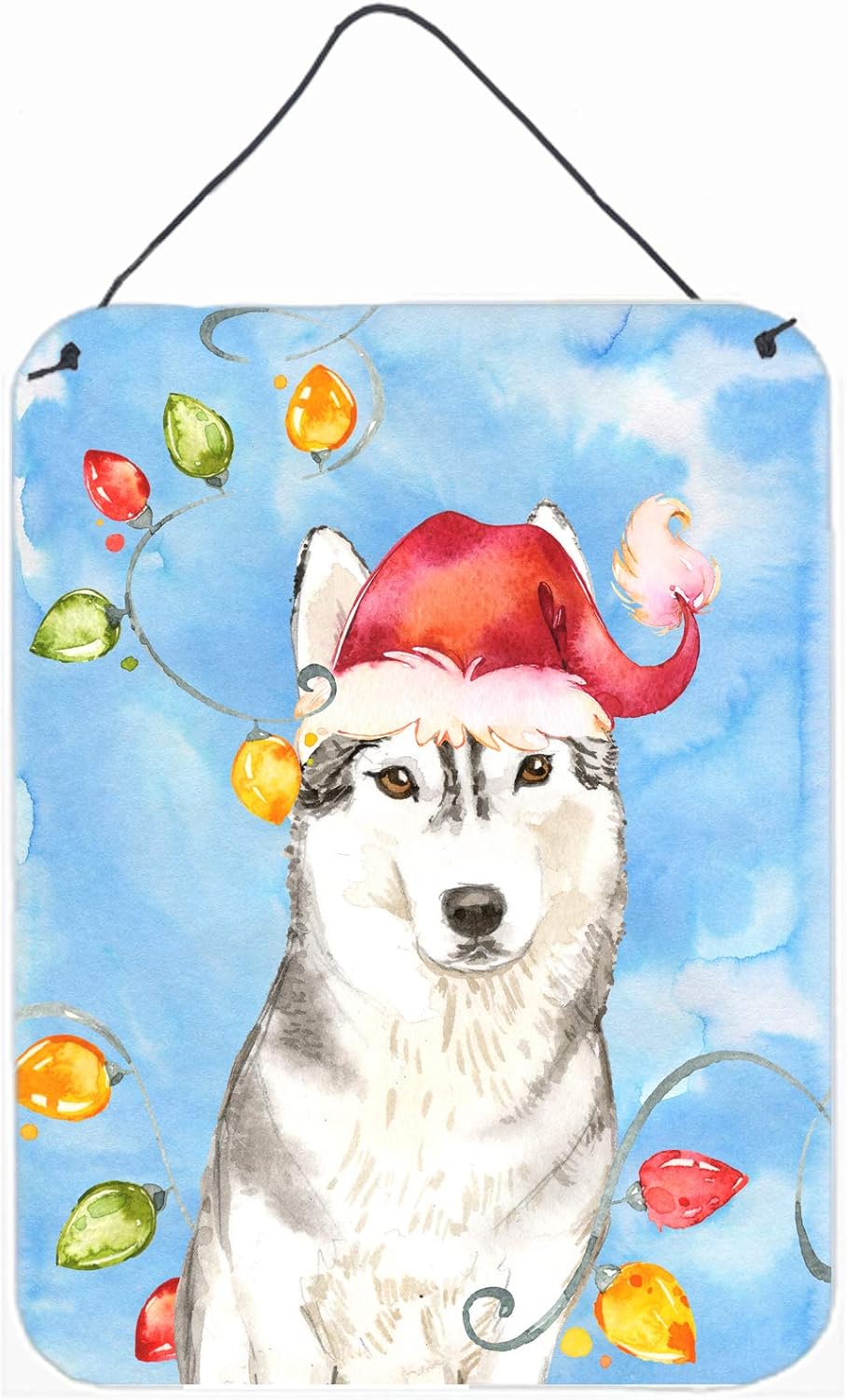 Caroline’s Treasures CK2495DS1216 – Letrero de metal de aluminio para colgar en la pared o la puerta, diseño de husky siberiano, para cocina, bar,