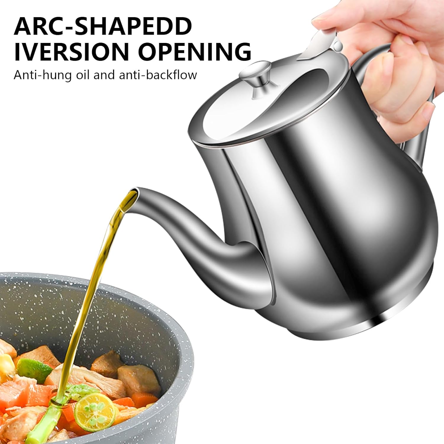 Lata de grasa para cocina con colador, contenedor de almacenamiento de aceite para cocina, colador de grasa de acero inoxidable para cocina con