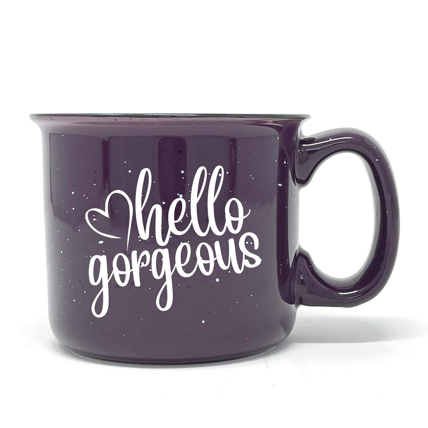 Hello Gorgeous – Cute Coffee Mug for Women- White 14 oz Large Coffee Cup – Novelty Mug, Perfect Gift for Women, Mom, Coworker, Boss, Wife, Friend