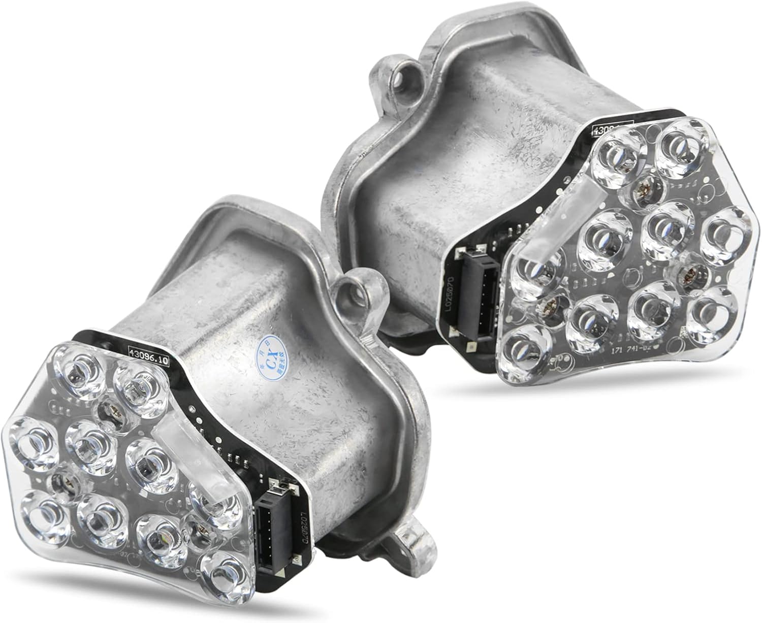 BINB ROAD Módulo de faros LED de señal de giro izquierdo y derecho 63117271901 + 63117271902 compatible con BMW 520i 525i 530i F10 F18 2009-2013