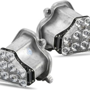 BINB ROAD Módulo de faros LED de señal de giro izquierdo y derecho 63117271901 + 63117271902 compatible con BMW 520i 525i 530i F10 F18 2009-2013 BINB ROAD Módulo de faros LED de señal de giro izquierdo y derecho 63117271901 + 63117271902 compatible con BMW 520i 525i 530i F10 F18 2009-2013