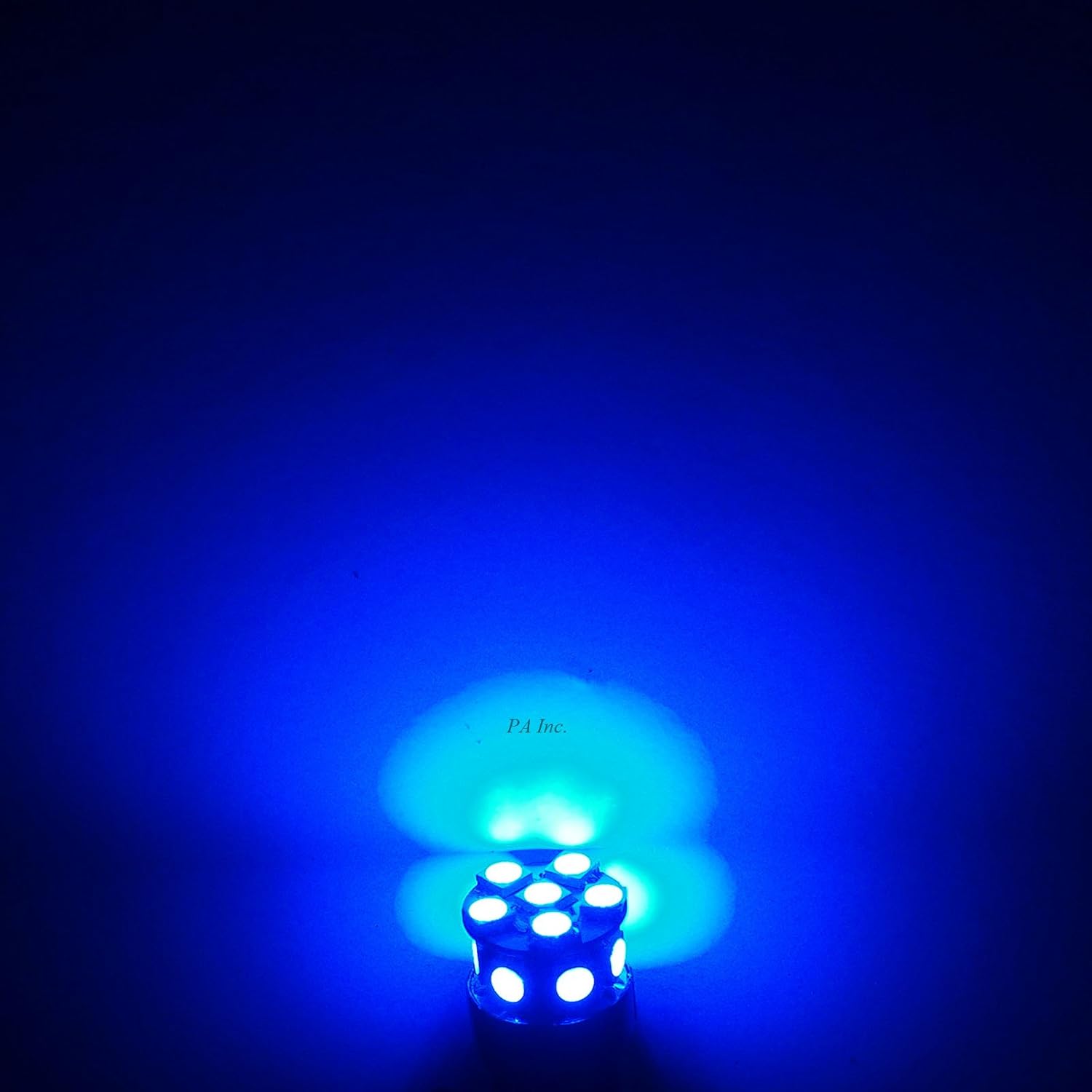 PA 2 bombillas LED 13SMD 1156 BAU15S azul auto LED 12V para señal de giro lateral marcador de parada trasera luz trasera (7507 PY21W 1156PY 1056