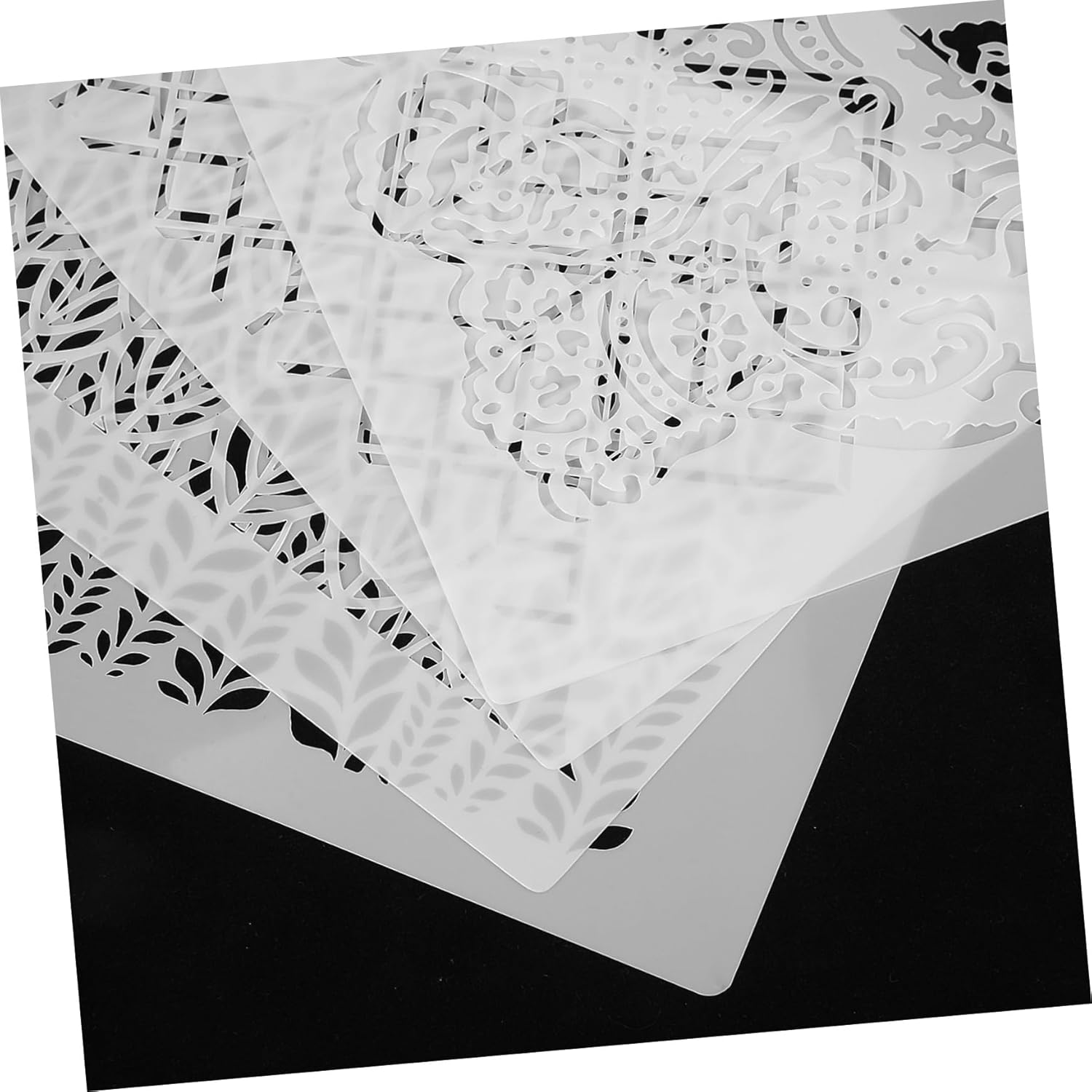 EXCEART Plantillas de impresión de tartas de herramientas, plantillas de manualidades para pintar moldes de impresión de tartas, suministros de