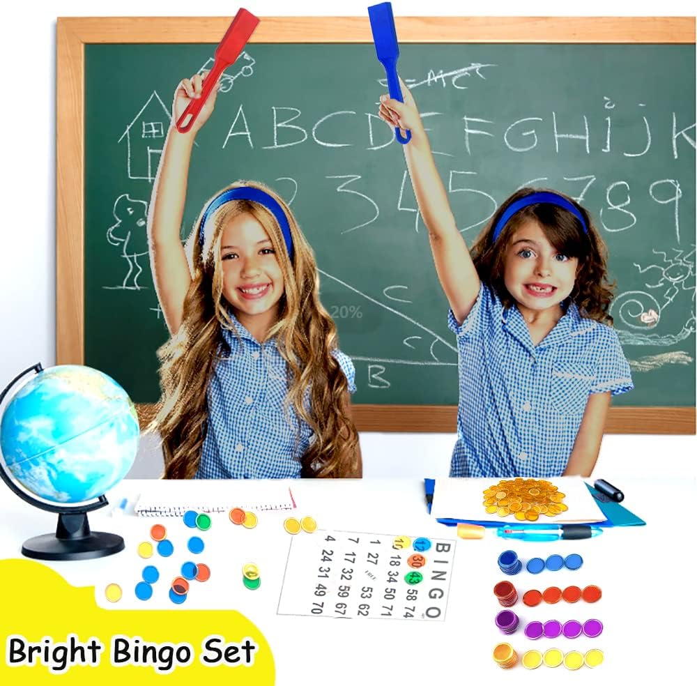 Varitas magnéticas de bingo de 7.5 pulgadas, imanes de refrigerador azules y rojos, herramienta de recolección para clips de papel, clavos,