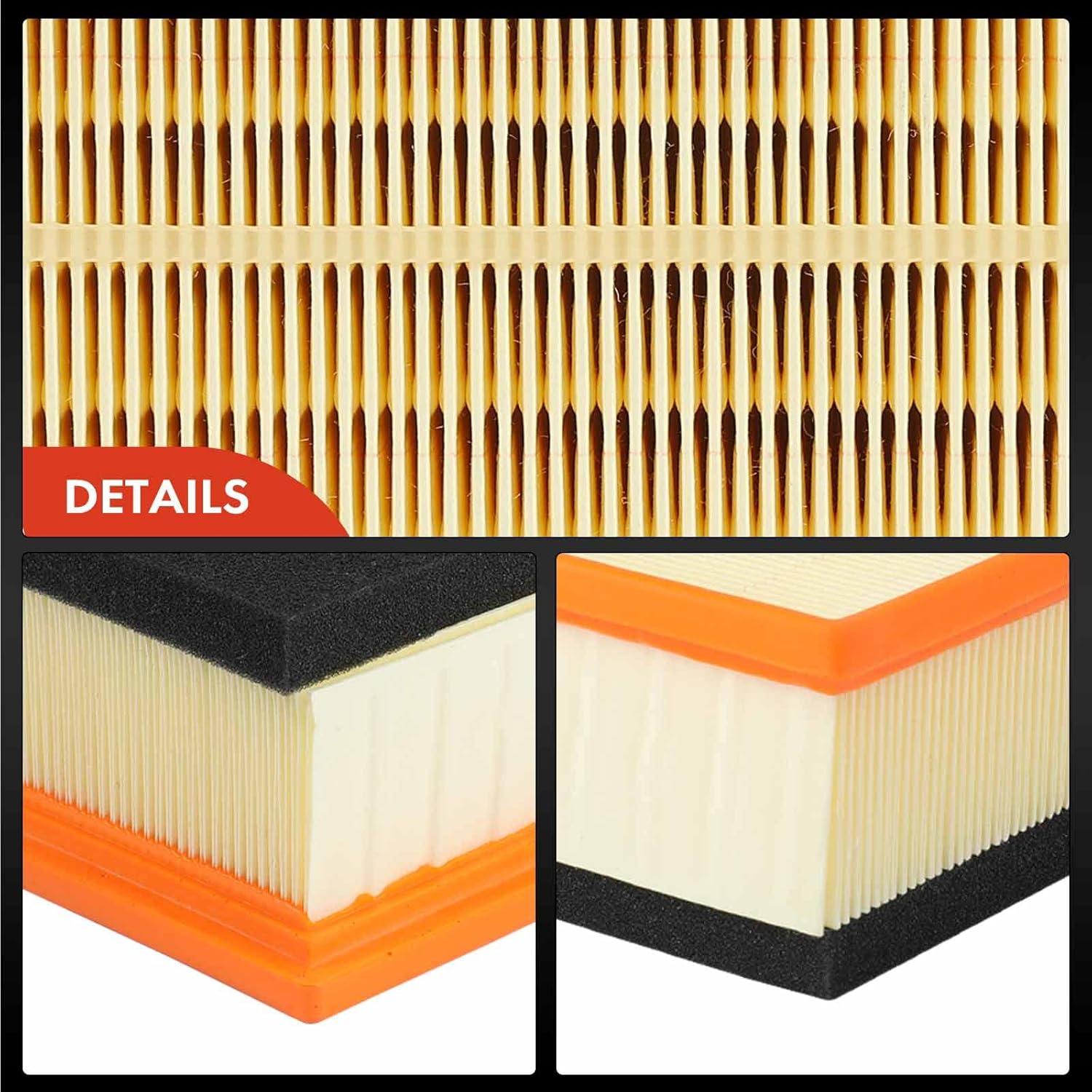 A-Premium Filtro de aire de motor compatible con Volvo XC90 2007-2014 L6 3.2L, repuesto # 30680293