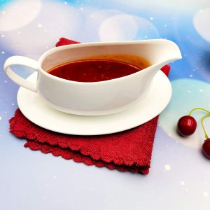 Salsa de cerámica con bandeja, apta para microondas y lavavajillas, color blanco (8 onzas) Salsa de cerámica con bandeja, apta para microondas y lavavajillas, color blanco (8 onzas)