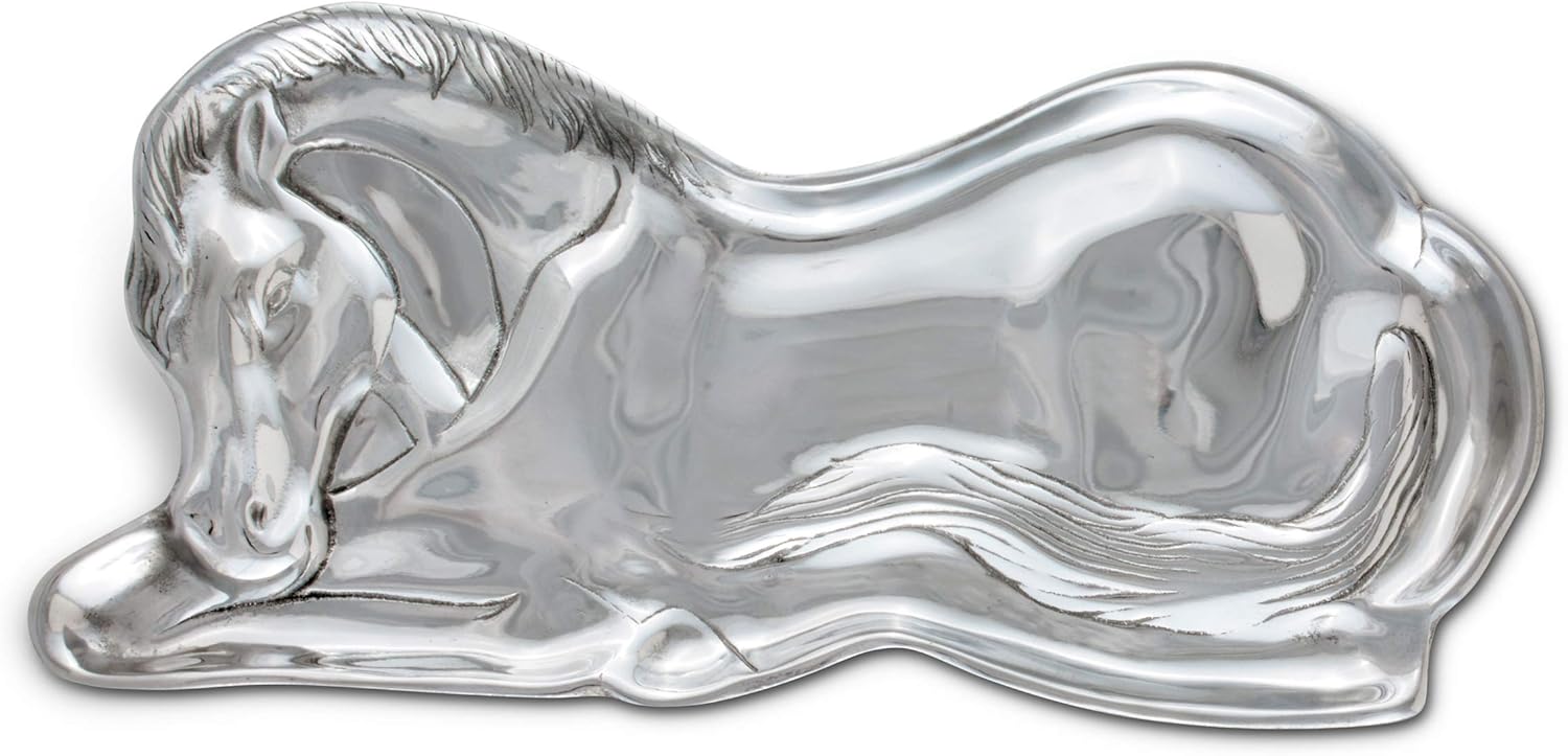 Arthur corte caballo Figural Bandeja 6″ x 12″