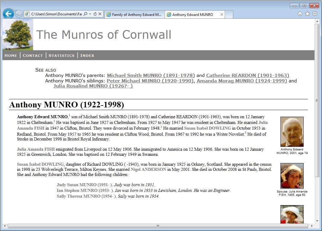 Family Historian 7 Genealogy and Family Tree Software (Windows)
