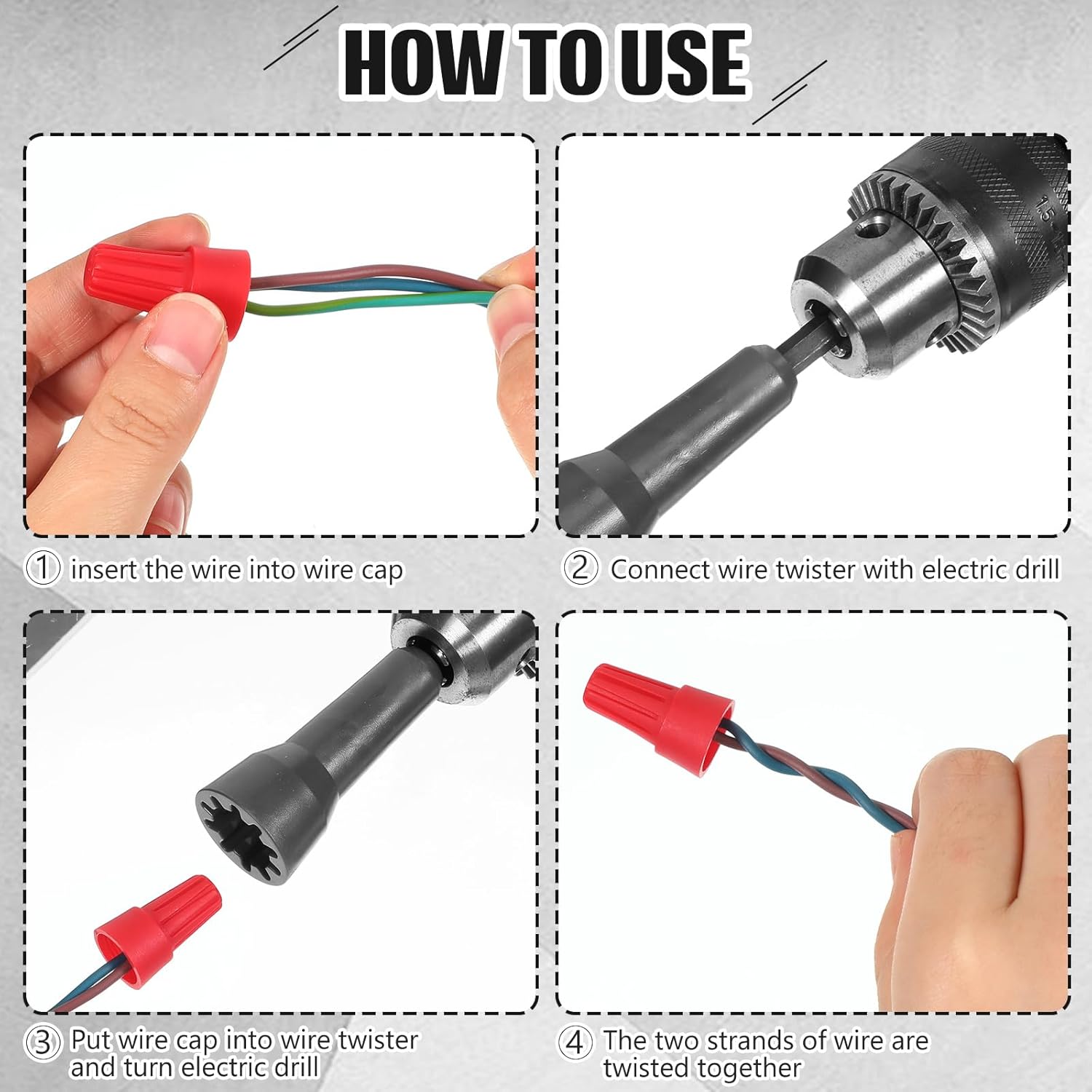 1 paquete de herramienta de torsión de alambre, herramientas para electricista, conector de alambre, herramientas de doblado de alambre con