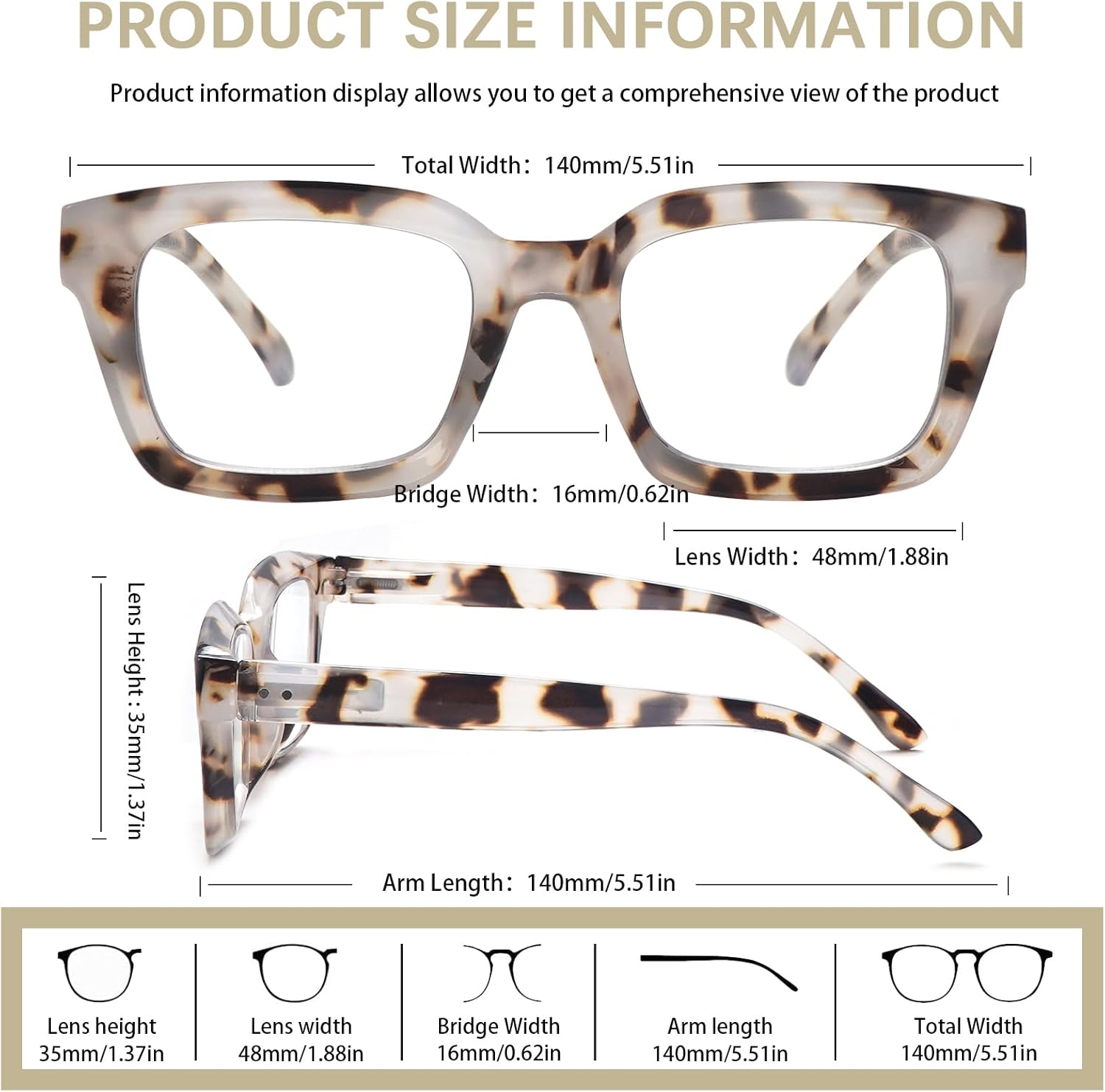 ZONLON Paquete de 4 lentes de lectura progresivos multienfoque para mujeres, estilo Oprah, bloqueo de luz azul, lectores de computadora