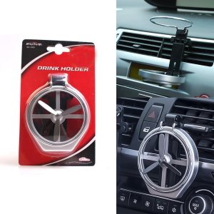 1 soporte para taza de agua para consola central de automóvil, soporte de cenicero de salida de aire acondicionado, estante ajustable 1 soporte para taza de agua para consola central de automóvil, soporte de cenicero de salida de aire acondicionado, estante ajustable