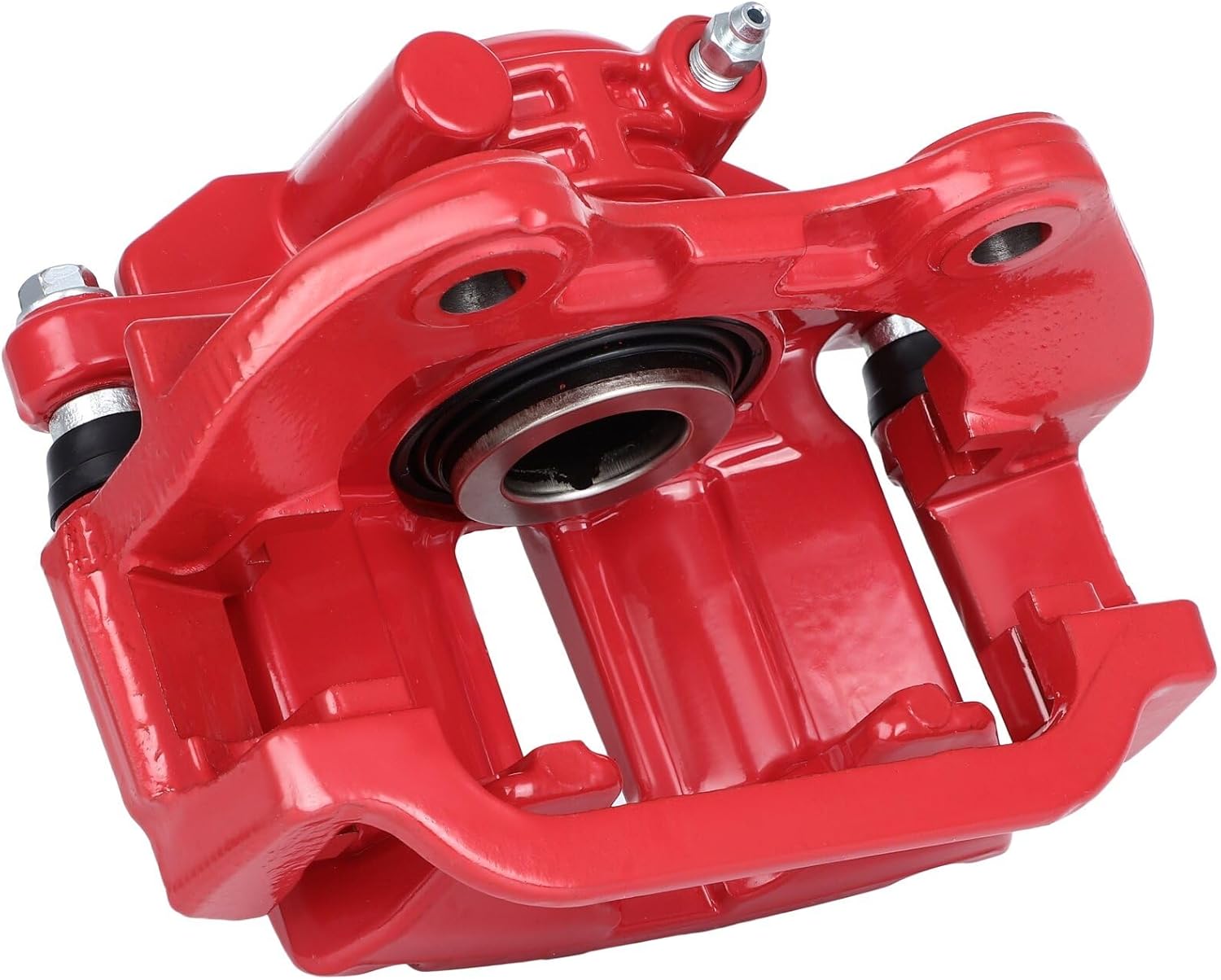 SCITOO Pinza de freno trasera derecha con soporte 18-B4727 rojo compatible para Cadillac 2000-2002 para Chevrolet 1999-2005 para GMC 1999-2005