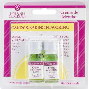 LorAnn Crème de Menthe SS, sabor natural, 1 botella de dram (0.0125 fl oz – 0.1 fl oz – 1 cucharadita) – Paquete doble ampollado LorAnn Crème de Menthe SS, sabor natural, 1 botella de dram (0.0125 fl oz – 0.1 fl oz – 1 cucharadita) – Paquete doble ampollado