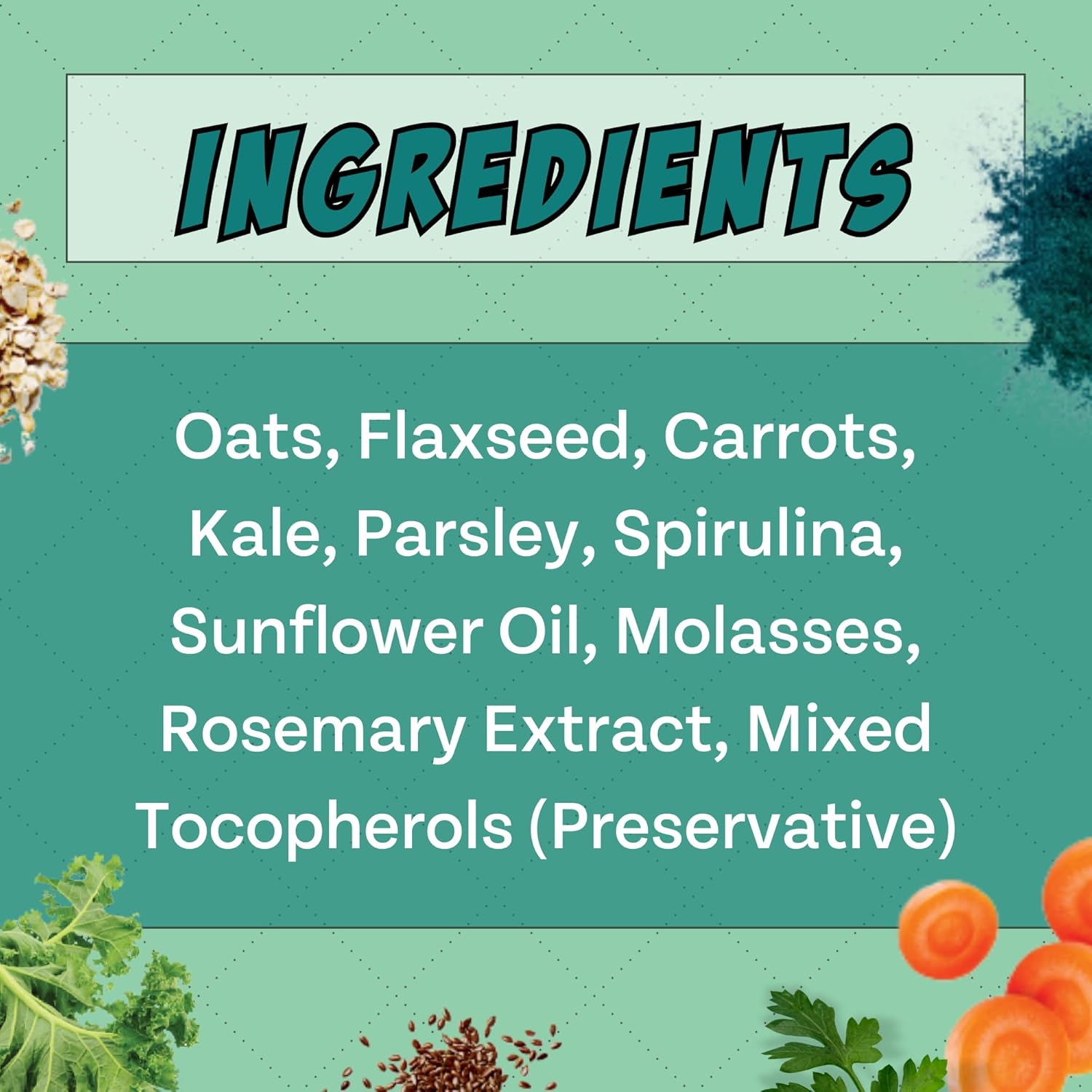 Suplemento saludable de espirulina a base de plantas y golosinas para perros (5 onzas, 2 unidades)  Deja de comer hierba  Proteína vegana