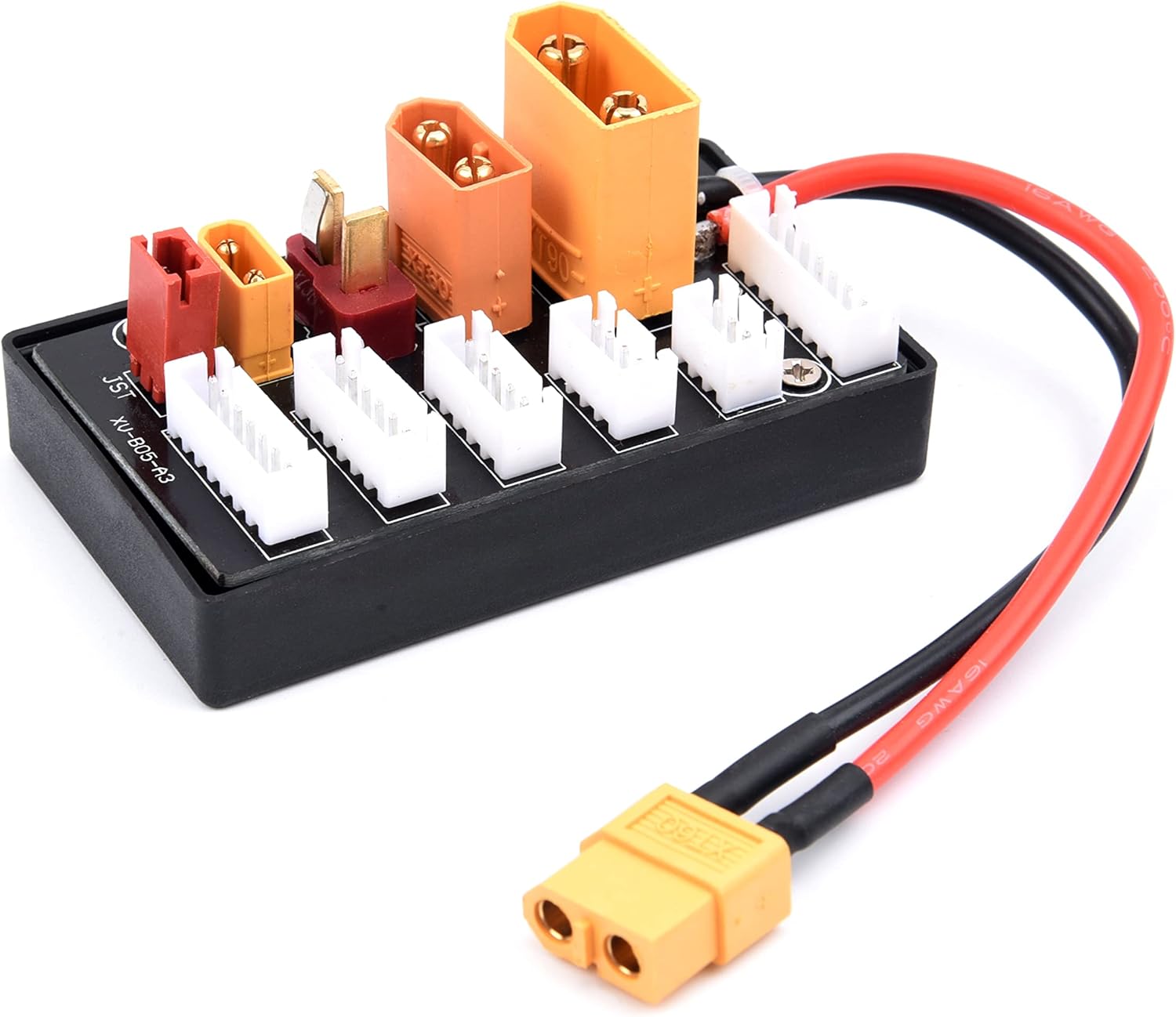 Readytosky XT30 XT60 XT90 JST T Conector Lipo Batería Multi Cargador 2-6S Lipo Batería Junta de carga paralela para Imax B6 B6AC IDST Q6 Lite