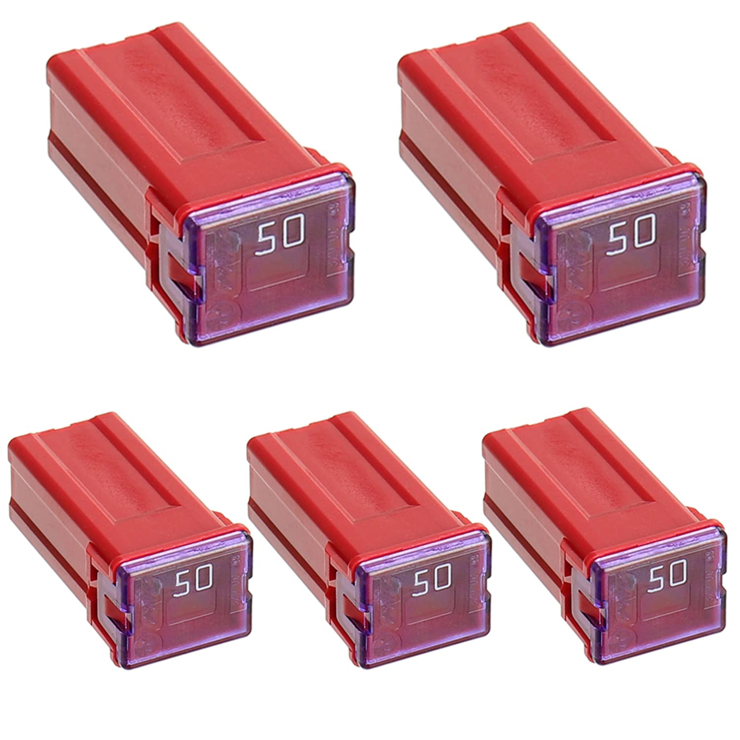 BOJACK Fusible FMX automotriz de 5 piezas JCASE de perfil altoestándar para camiones, automóviles y SUV (50A)
