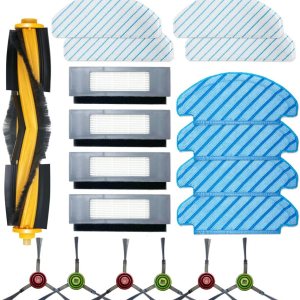 Ytaland – Paquete de 19 piezas de repuesto compatibles con Yeedi VacVac StationVac MaxVac 2 Pro, accesorios para aspirador robot, cepillo de rodillo Ytaland – Paquete de 19 piezas de repuesto compatibles con Yeedi VacVac StationVac MaxVac 2 Pro, accesorios para aspirador robot, cepillo de rodillo