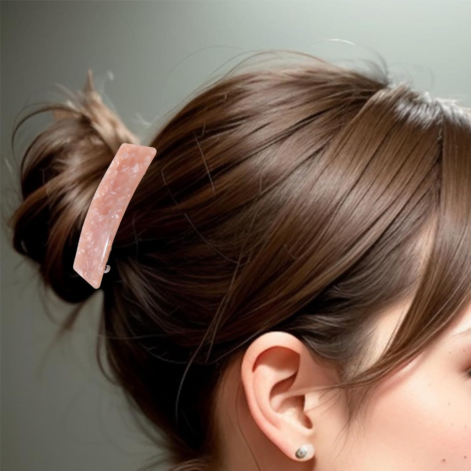 6 pasadores para el cabello para mujer, pinzas para el cabello de concha de tortuga, accesorios para el cabello para mujer, pasadores para cabello