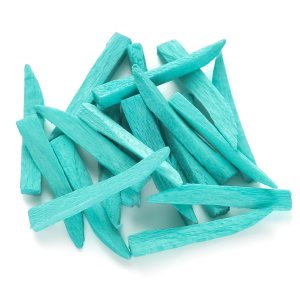 JMU Cuñas de madera dentales, 100 piezas desechables de madera coloridas, color verde (0.059 x 0.079 x 0.551 in) JMU Cuñas de madera dentales, 100 piezas desechables de madera coloridas, color verde (0.059 x 0.079 x 0.551 in)
